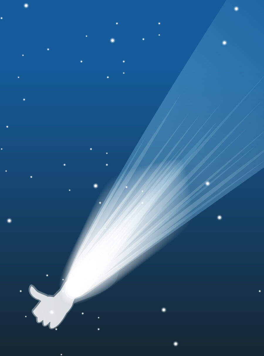 Thumbs Comet Canvas