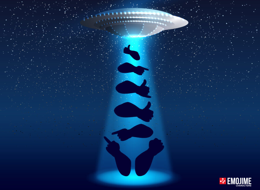 UFO Landing Canvas - Image 2