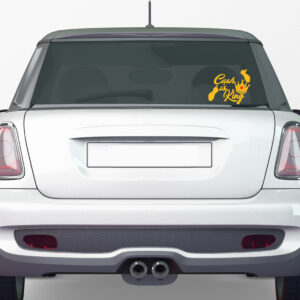 Cash Is King Sticker