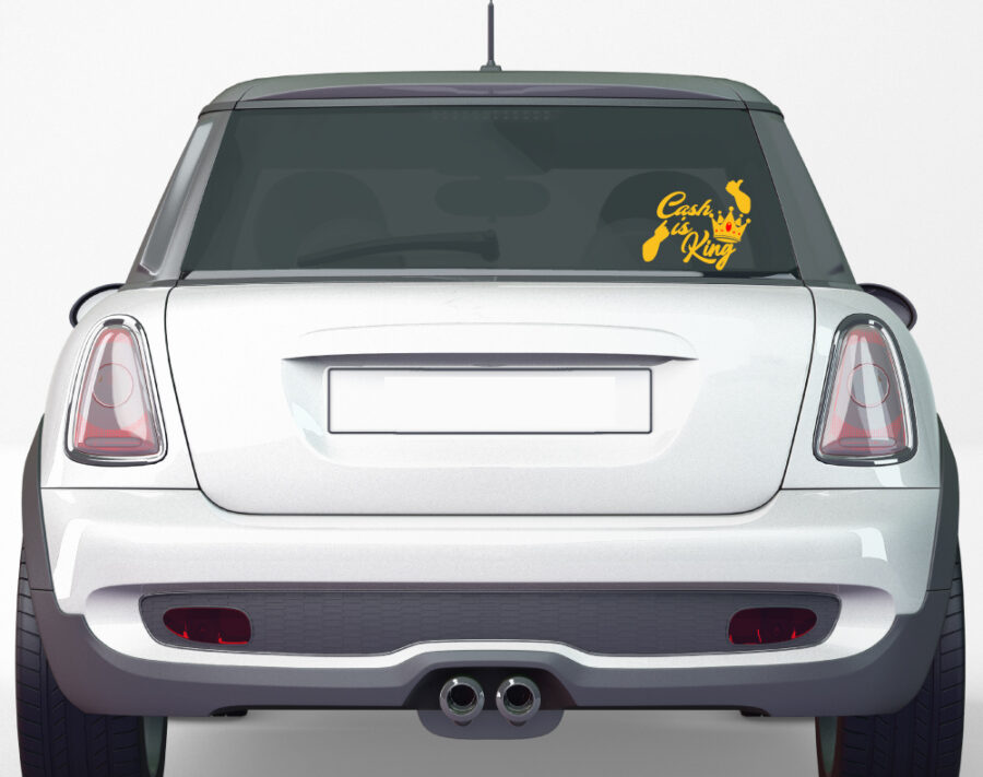 Cash Is King Sticker