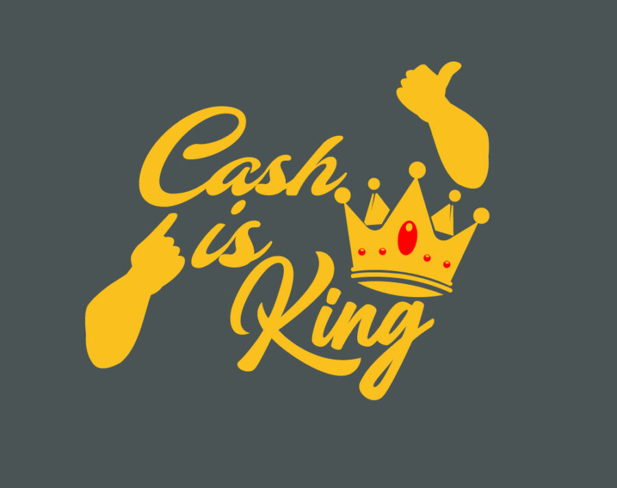 Cash Is King Sticker - Image 2