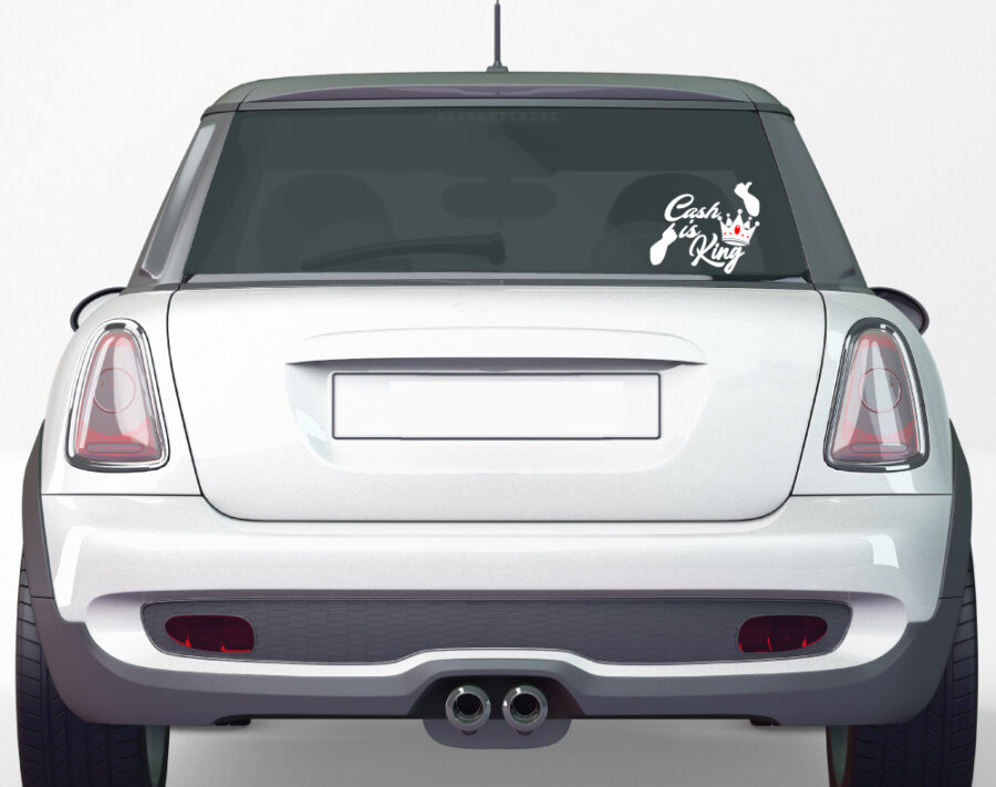 Cash Is King Sticker - Image 3