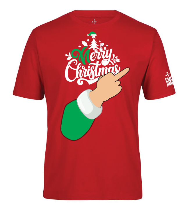 Merry Christmas Middle Finger Salute - Image 2