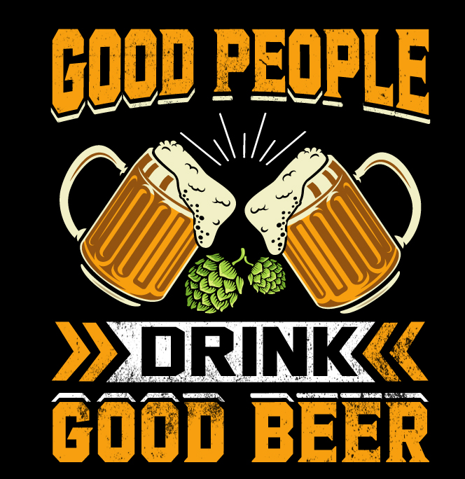 Good People Beer T-shirt - Image 2