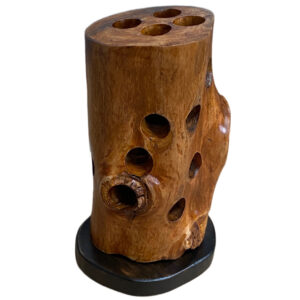 Walnut fairy table lamp