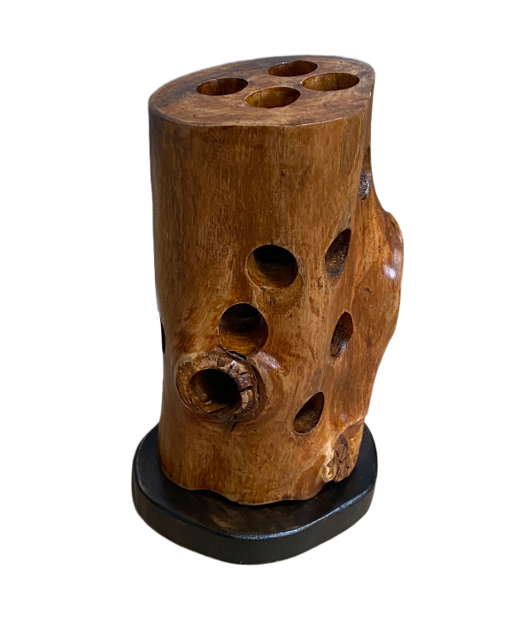 Walnut fairy table lamp